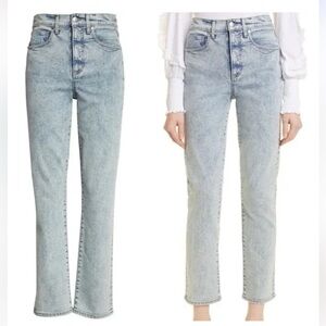 Veronica Beard- Ryleigh High Rise Slim Straight Jeans